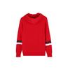 Converse Collegiate Text Sweatshirts Men's Red Hooded Moderate Regular 10017352-A04