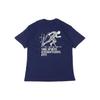 Nike T Shirts Men's Blue Crew Neck Moderate Straight Fit DR7802-410