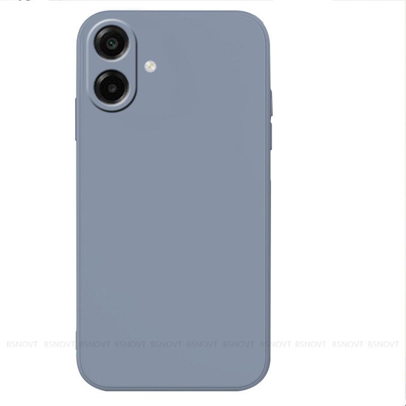 Pro Samsung A07 Pouzdro Kryt Samsung Galaxy A07 Capas Zadní Nárazník Telefonu Originální Tekutý Silikon Měkké TPU Fundas Samsung A07 A 07