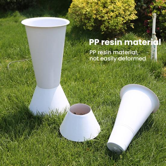 Thickened Flower Arranging Bucket with Inner Sleeve Floral Fixing Base for Bouquets Vase Insert Plant Pot Heavy-Duty Plastic Flower Bucket