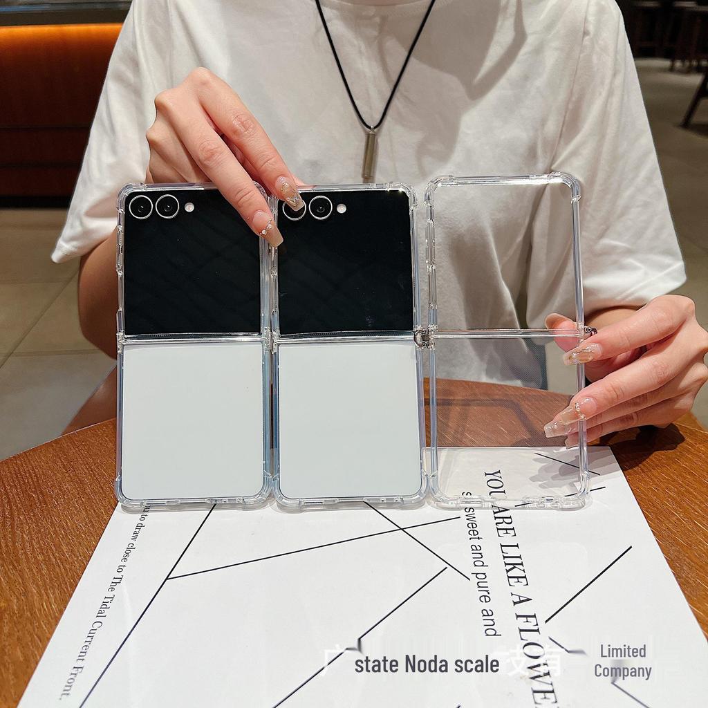 Z Flip7 Airbag Anti-Fall TPU Transparent Case