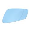 Heated Mirror Glass with Backing Plate Blue Exterior Side View Flat Mirror Glass Replacement for 525i 528i 530i 535d