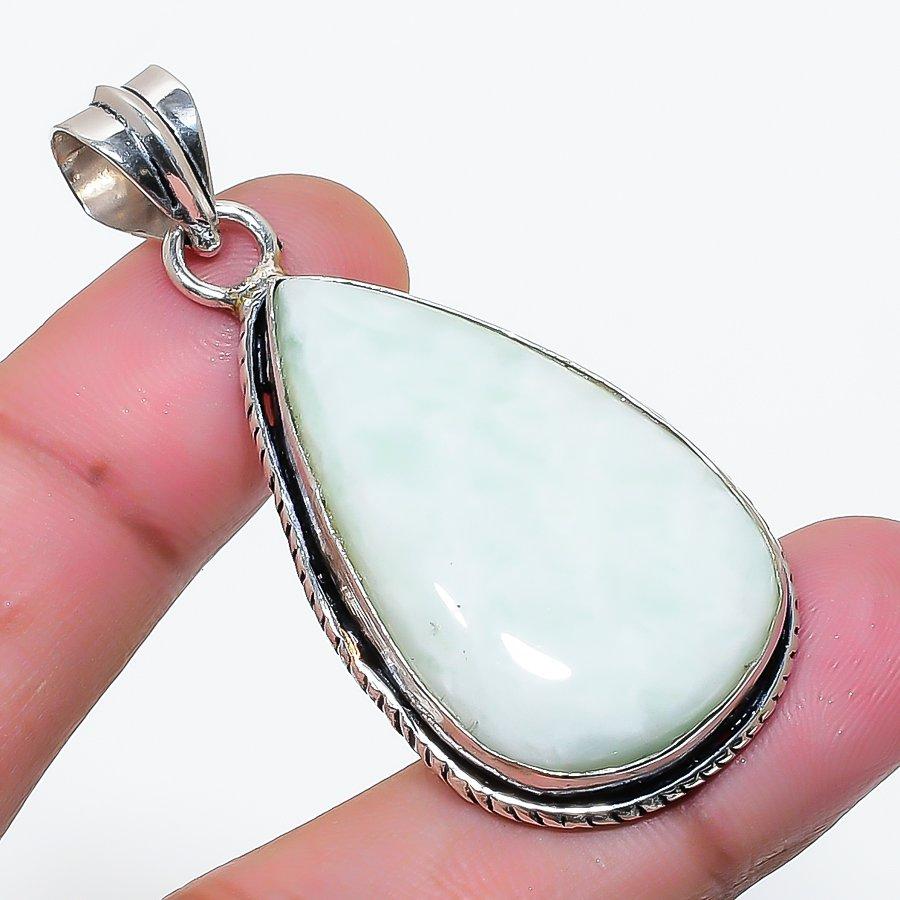 Natural Hememorphite Gemstone Handmade 925 Sterling Silver Pendant 1.97 AP-14843