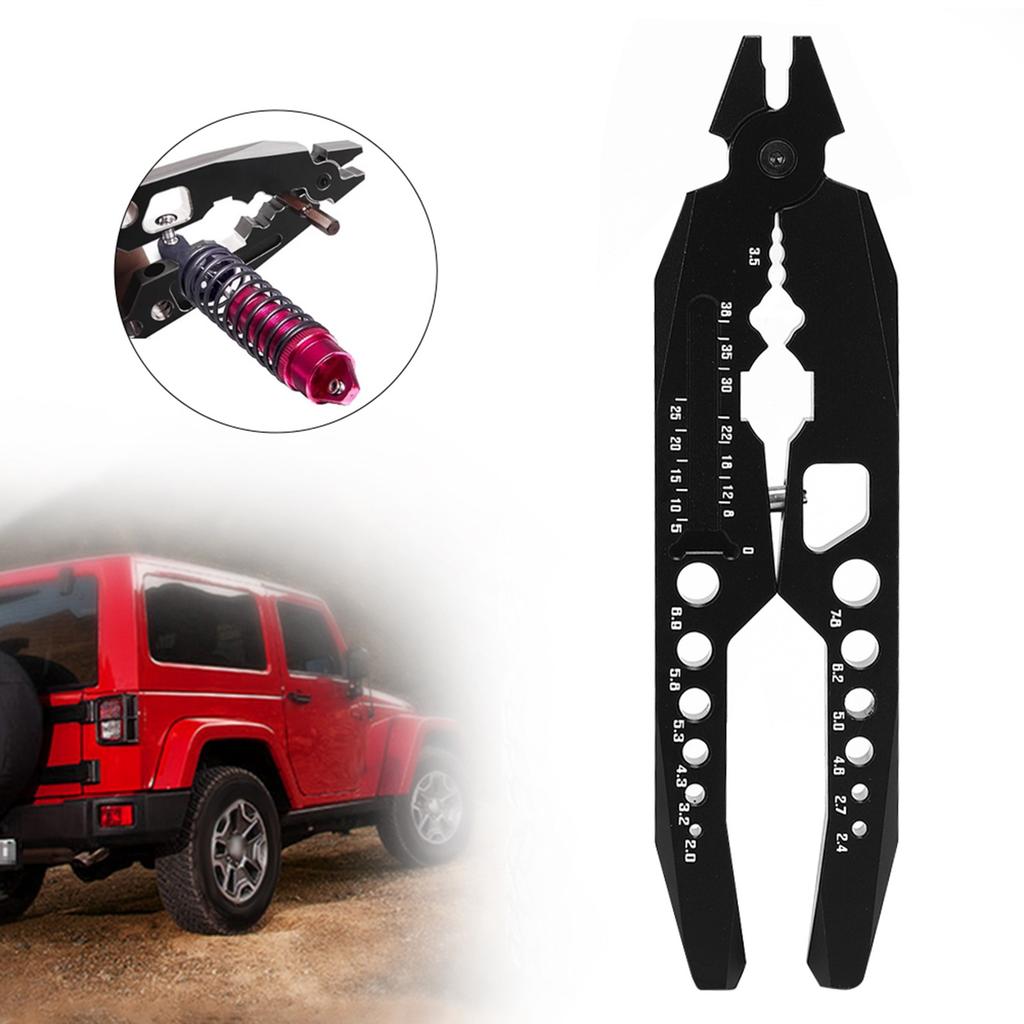 Multifunction Shocks Struts Damper Pliers Head Pliers Clip Fit for Car(Black )
