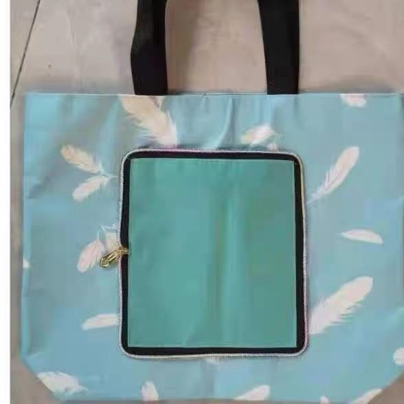 Portable Foldable Reusable Grocery Tote Bag Waterproof Travel Shopping Handbag for Women