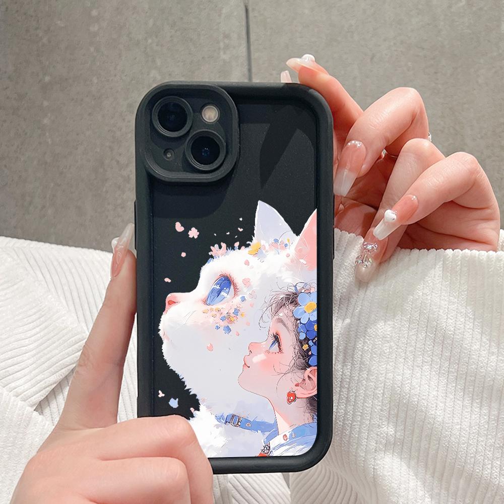 Soft Silicone Phone Casing Full Cover Camera Shockproof Protection Case for Huawei Honor Infinix Tecno iPhone Motorola Google