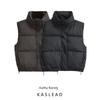 Kaslead New Arrival Women's Clothing Fashion Style Stylish Simple and Versatile Casual Adhesive Cotton-Padded Coat Vest 4341793
