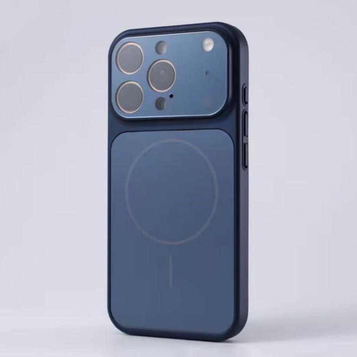 Frosted Glass Finish Magnetic Phone Case For iPhone 17Air 17 ProMax 16 15 14 13 Pro Max Magnetic Shockproof PC Hard Cover