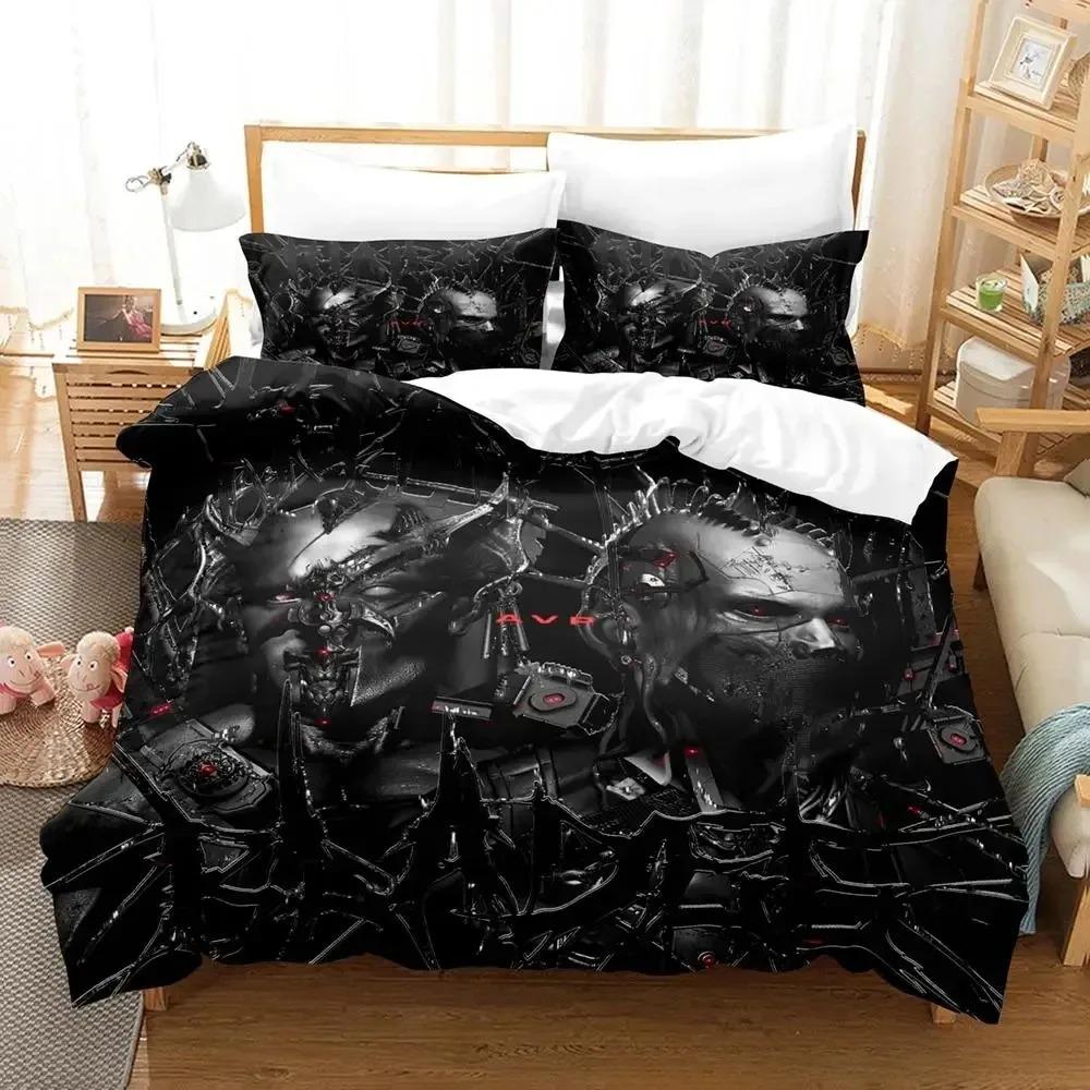 

New Drain Gang Merch DMN Beding Set Single Twin Ful Quen King-Sized Dimensionsd Dimensions Bed Linen Set Adult People Young Boys Bedrom Duvet cover 135*200cm Eu-Single