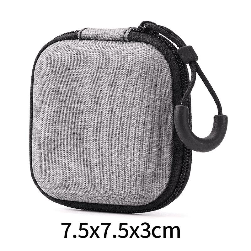 

Data cable storage bag, power bank, earphone charger, digital accessories, travel portable storage box Square