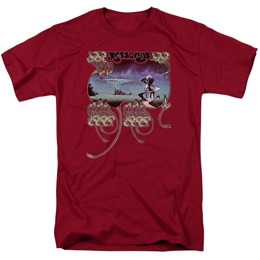 26 Yes Yessongs T Shirt Mens Licensed Rock Band Tee Cardinal Unisex T-Shirt L