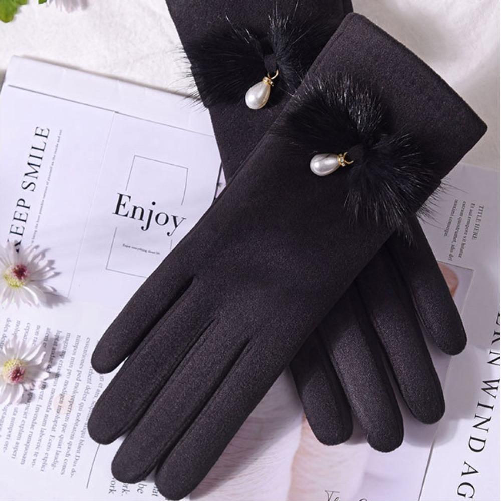 

New Touchable Screen Winter Gloves Warm Full Finger Touch Screen Gloves Skiing Gloves Autumn Winter чёрный