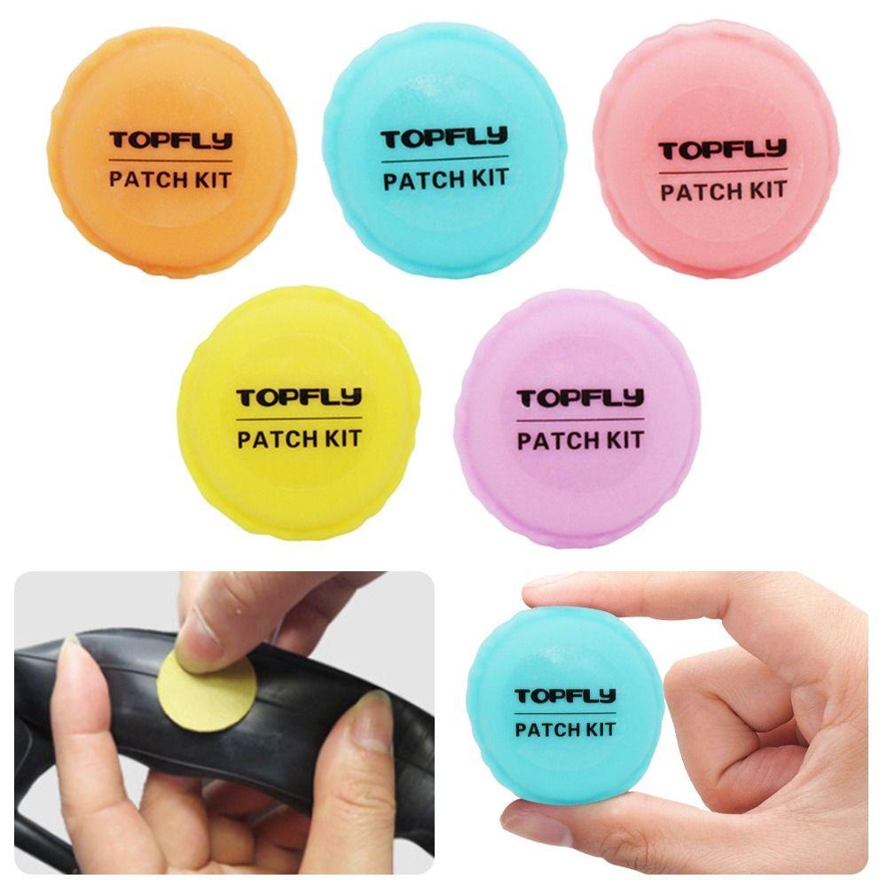 

14Pcs 5Colors Inner Tyre Repair Pads Rubber Tire Patch Bicycle Repair Accessory