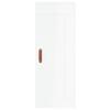 Highboard High Gloss White 34.5 X 34 X 180 Cm Particleboard