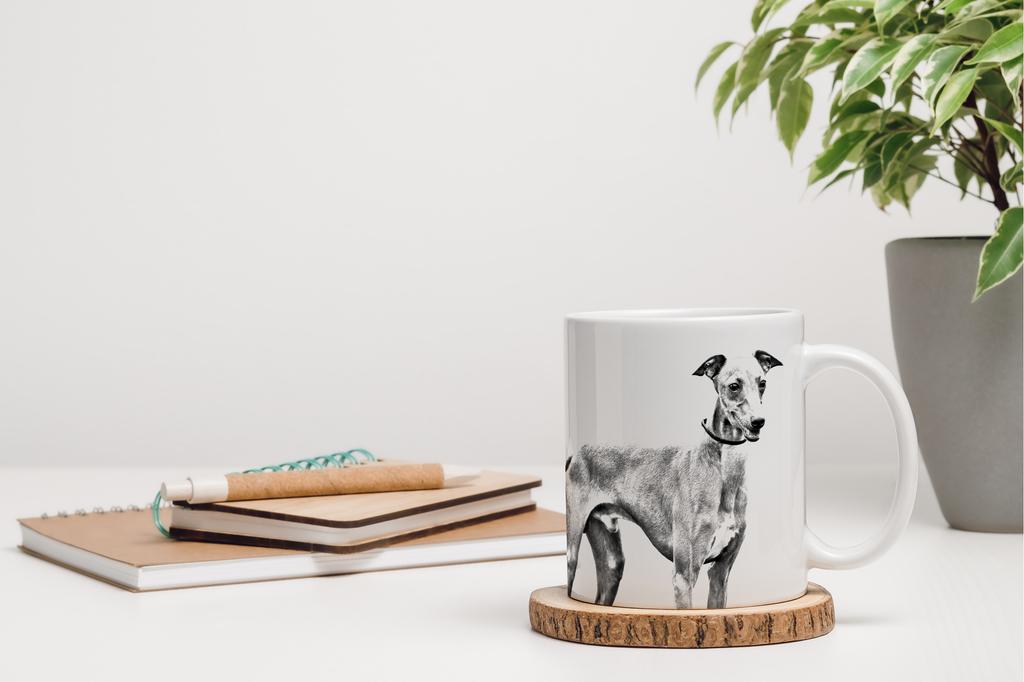 Azawakh, Tuareg Sloughi - Cup with a Dog, Cute Cup with Graphics, a Gift with Your Photo from the Art-Dog Brand