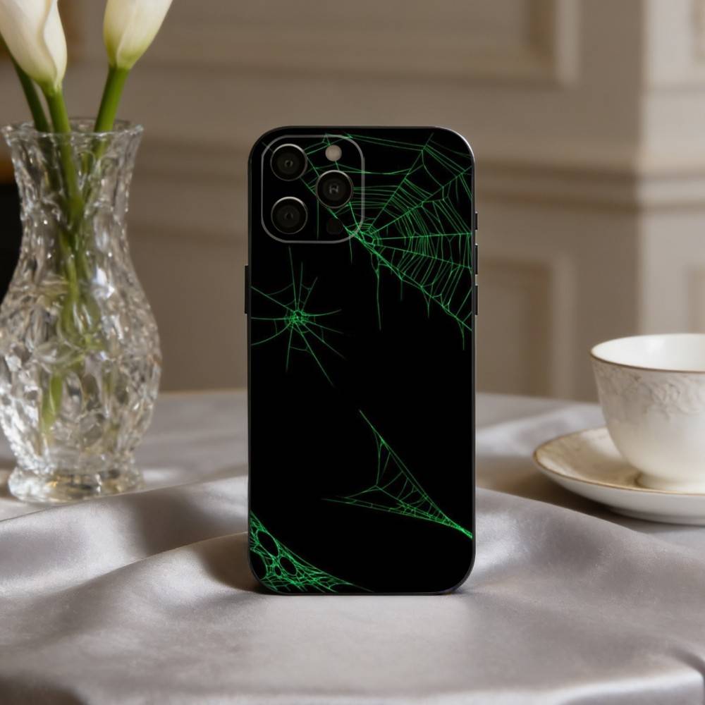 S-Spider W-web P-pattern Phone Case Silicone Soft For IPhone 17pro 16 15 14 13 12 11 X XR Plus Pro Max Plus