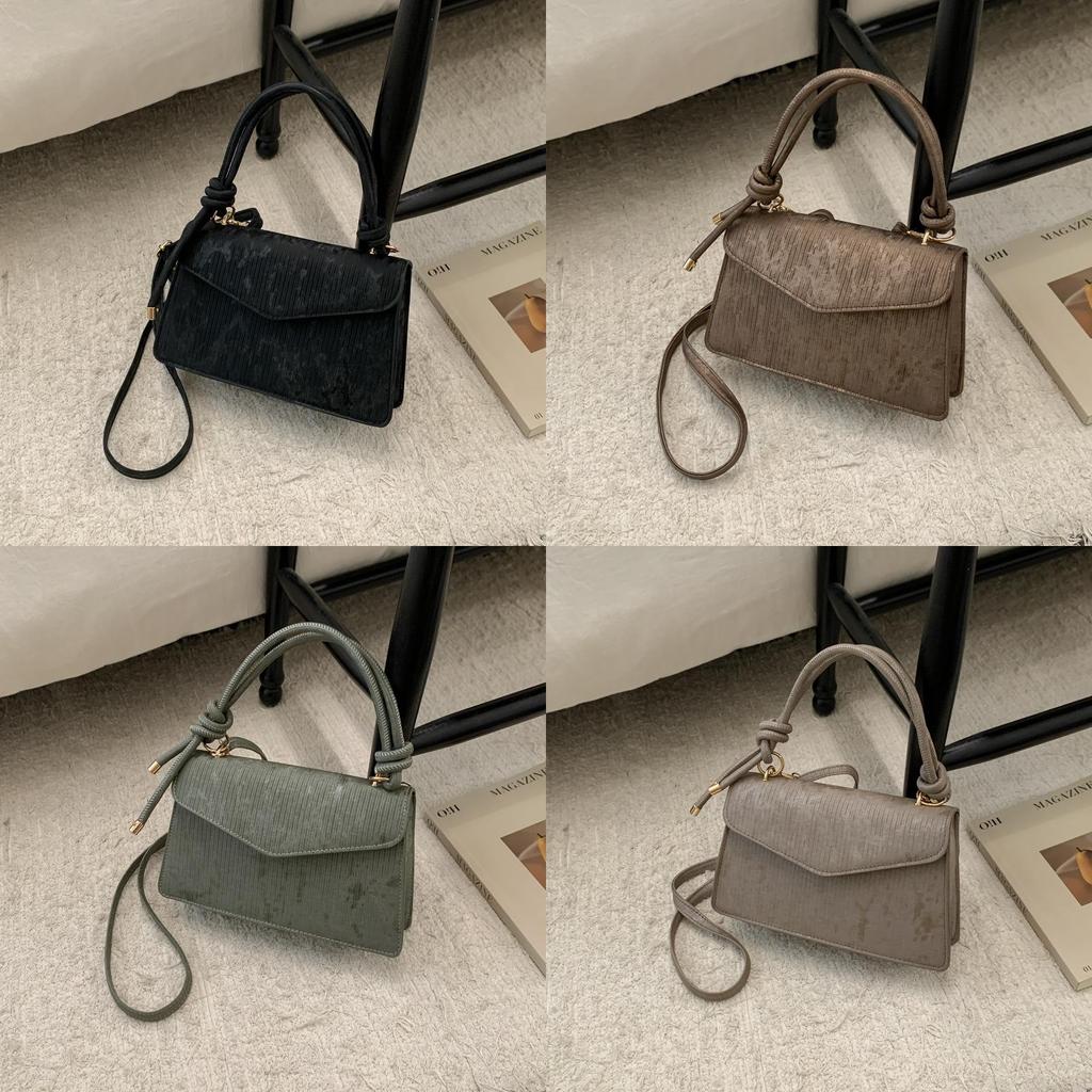 Retro Street Style Pu Small Crossbody Bag With Top Flap Closure For Fall And Winter
