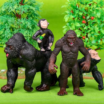 Simulation Animal Monkey Chimps, Gorilla Model Figure, Girls, Boy Toys, Ornaments, Kids Learning, Education King Kong Gift