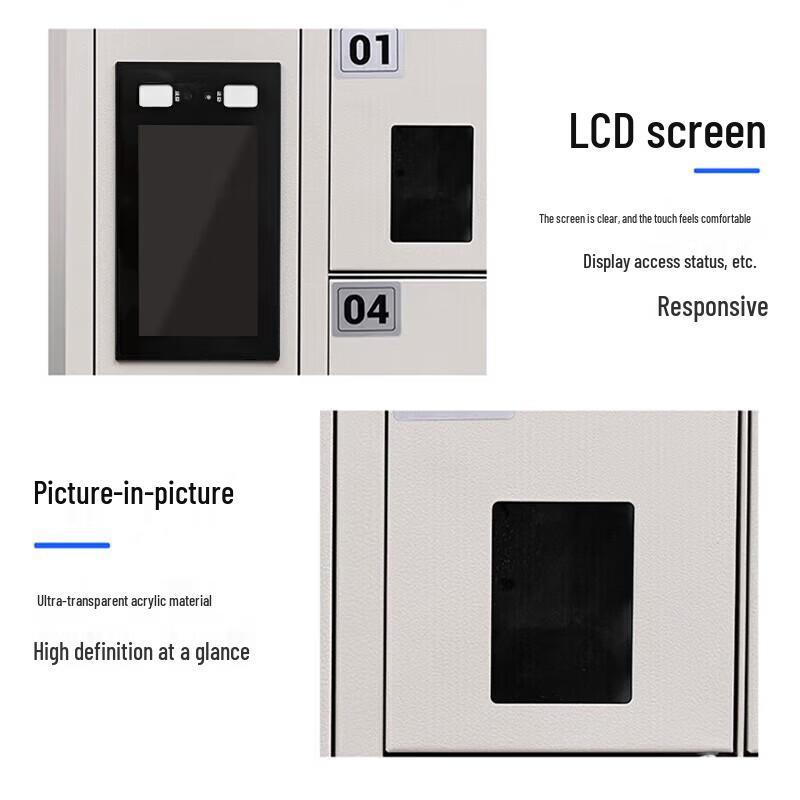 Smart Biometric Phone Storage Cabinet