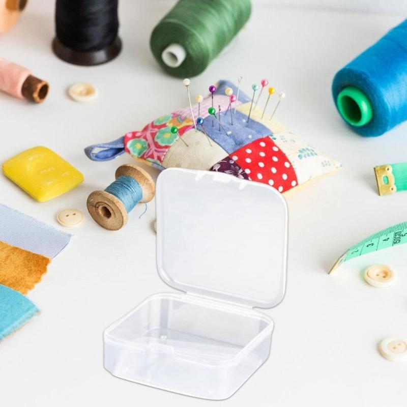 Storage Container With Removable Dividers For Beads Buttons And Sewing Accessories Organization Jewelry Holder
