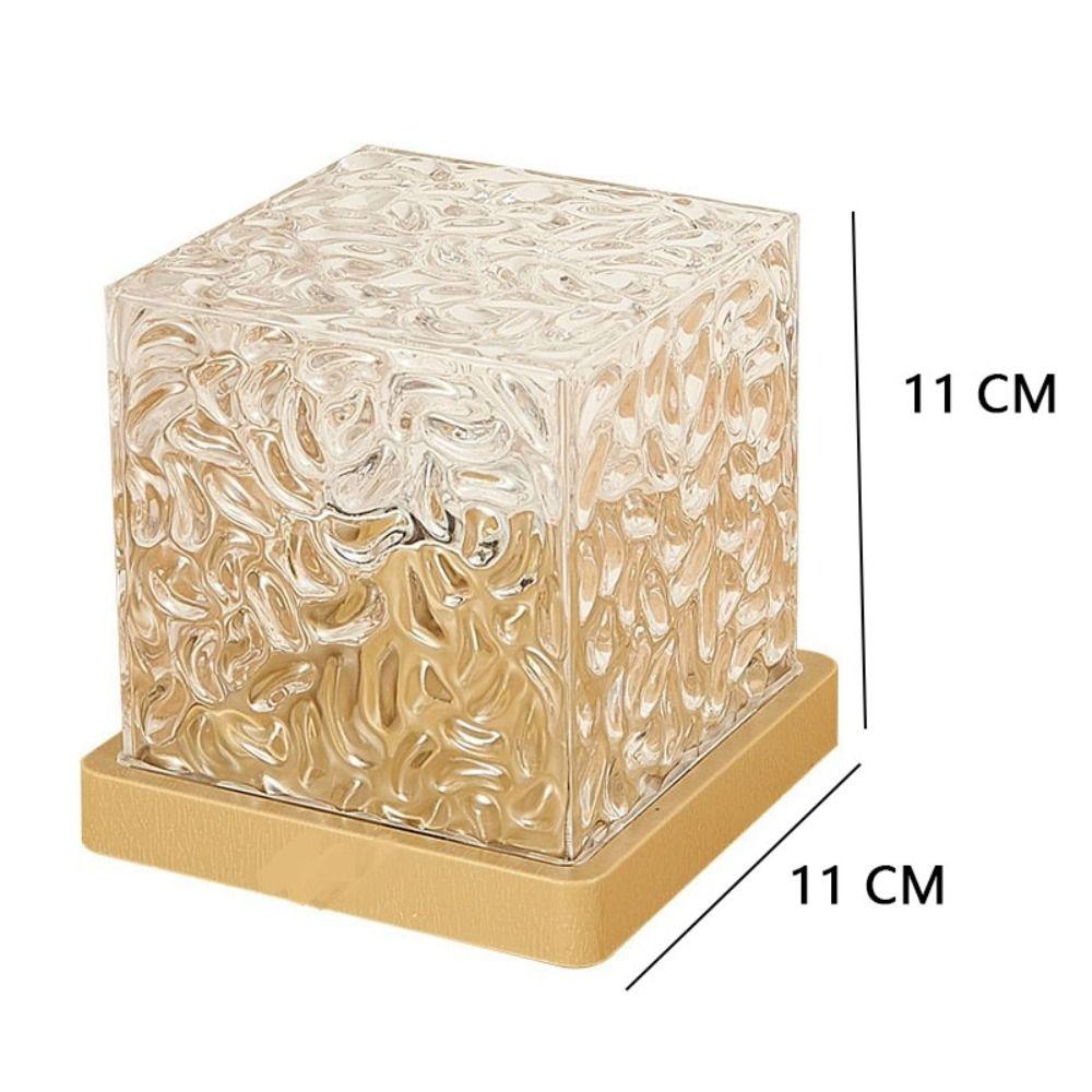 Aurora Night Light 16 Colors Flame Crystal Lamp New Ocean Wave Projector Light