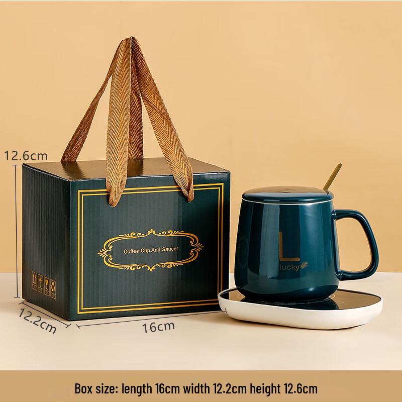 MINGHUI Ceramic Insulated Coffee Mug