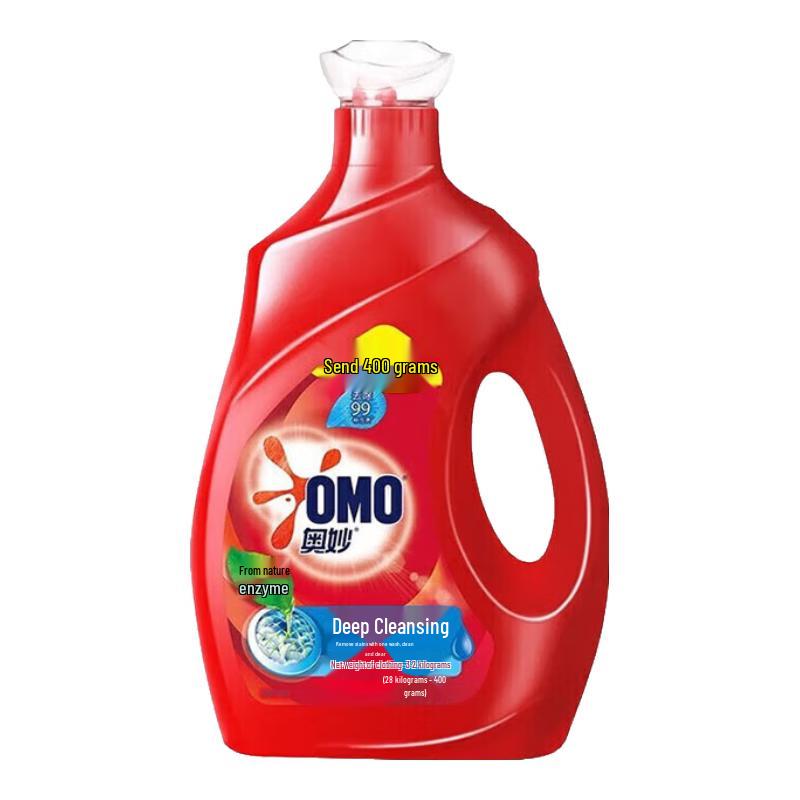 OMO Deep Clean Laundry Detergent 3.2kg with Tea Tree Lingerie Soap 100g