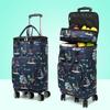 Telescopic Trolley Bag Supermarket Shopping Bag Folding Portable Lightweight Universal Wheel Travel Bag