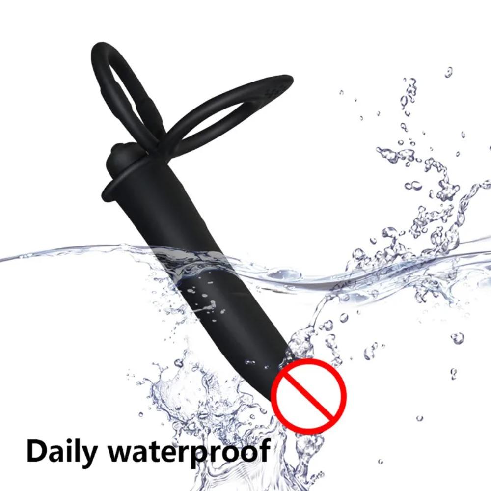 Double Penetration Anal & Butt Plug Set - Multi-Vibe Strap On Dildo for Couples, Adult Sex Toys Men/Women