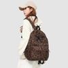 Schultasche1011 neue Mode Leopardenmuster Rucksack Damen College-Tasche Große Kapazität Reise-Rucksack Herren Freizeit-Sporttasche