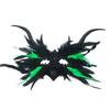 Cosplay Halloween Eye Mask Large Horn Gothic Mask Halloween Feather Masks  Halloween Carnival