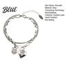 Adjustable Bracelet for Women Heart Charm Double-Layer Love Alloy