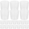 100Pcs Transparent Measuring Cups Epoxy Resin Mixing Cups DIY Craft Tools Resin Art Supplies for Handicrafts Mixing