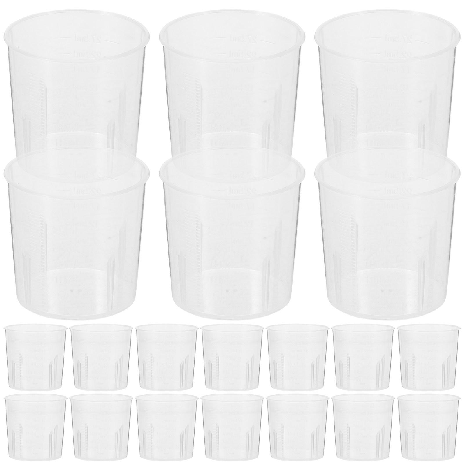 

100Pcs Transparent Measuring Cups Epoxy Resin Mixing Cups DIY Craft Tools Resin Art Supplies for Handicrafts Mixing other