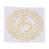 7 Pcs Sacred Geometry Metal Stickers Delicate Flower of Life Chakras Stickers Pyramid Meditation Art Resin Filler Supply