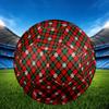 1pc Christmas Plaid Size 5 Soccer Ball Professional Match Training Football Indoor &Outdoor Sports Ball Lightweight Durable m6521