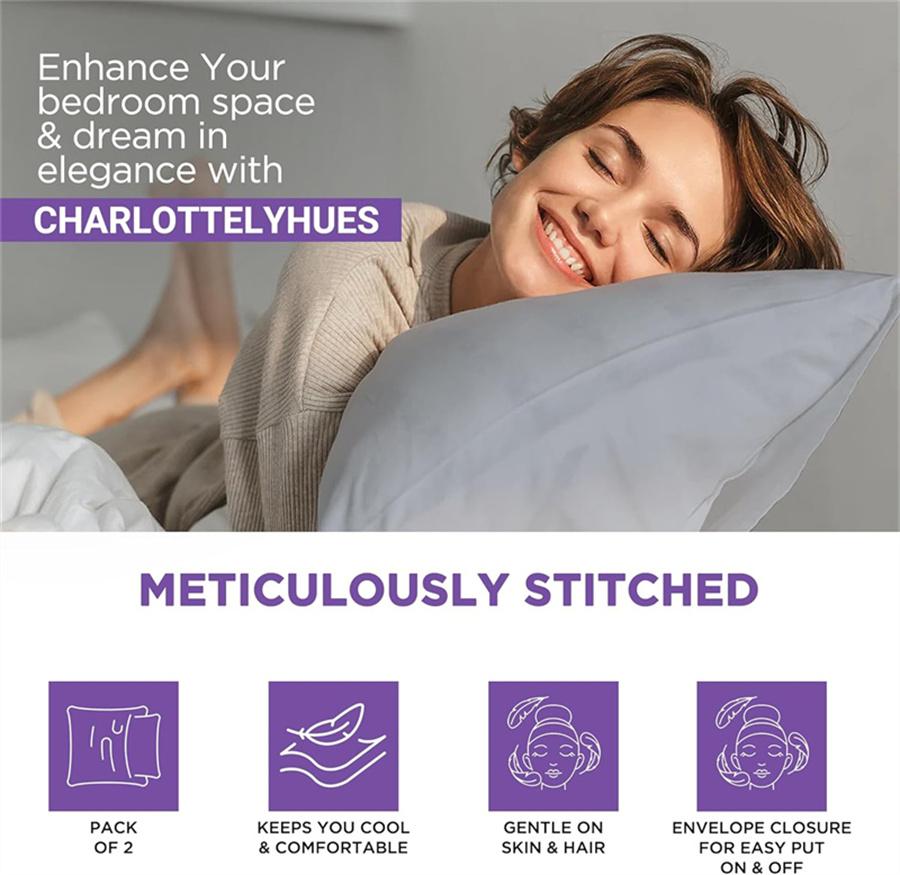 Weiches 100% ägyptische Baumwolle Bettwäscheset, 1000 Fadenzahl 4/6-teiliges Bettwäscheset, Luxuriös seidig Spann- und Bettlaken Kissenbezug