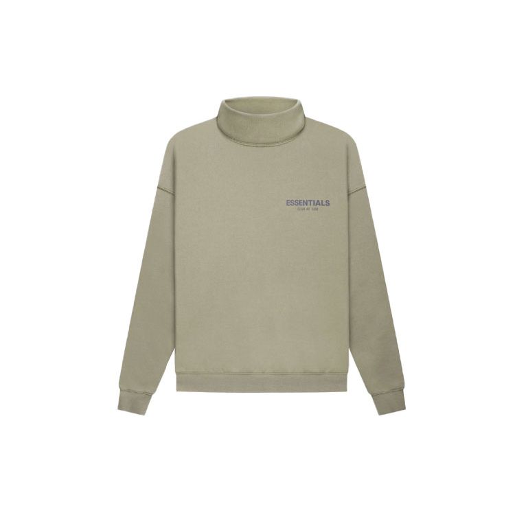 Fear of God Essentials FW21 Pullover Mockneck Sweatshirt Pistachio Unisex FOG-FW21-010 M