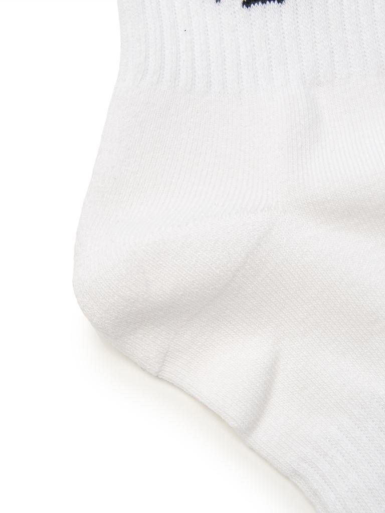 Emelbi Big Logo Striped Long Socks Ny (White)