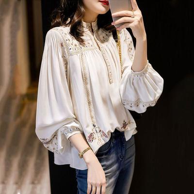 Shirt for Women Oversize Cotton Loose Blouse Casual Long Sleeve Pullover Shirt Top
