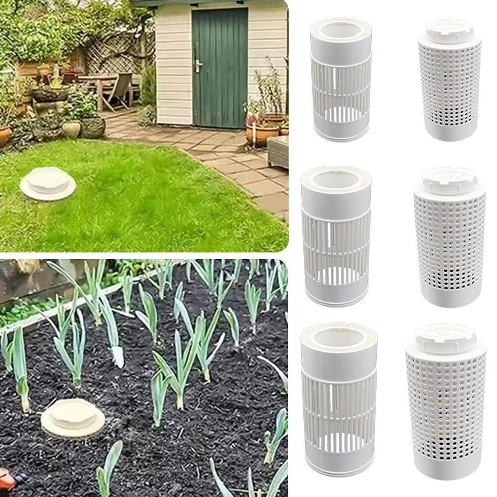 Durable Plastic Compost Bin Easy Assembly Drainage Filter Inground Composter Functional Outdoor Compost Bin Kit Home Garden