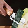 Stainless Steel Multi Functional Peeler Bottle Opener for Kitchen Dual Blades for Thick and Thin Skin Fruits and Vegetables Convenient Wooden Handle