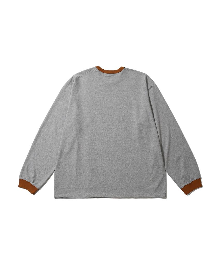 HUMOROUS ACCOUNT Iwi L/S Tee / Melange Gray
