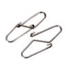 100pcs Dual Lock Fishing Safety Snaps Line Terminal Tackle Accessory (0#)