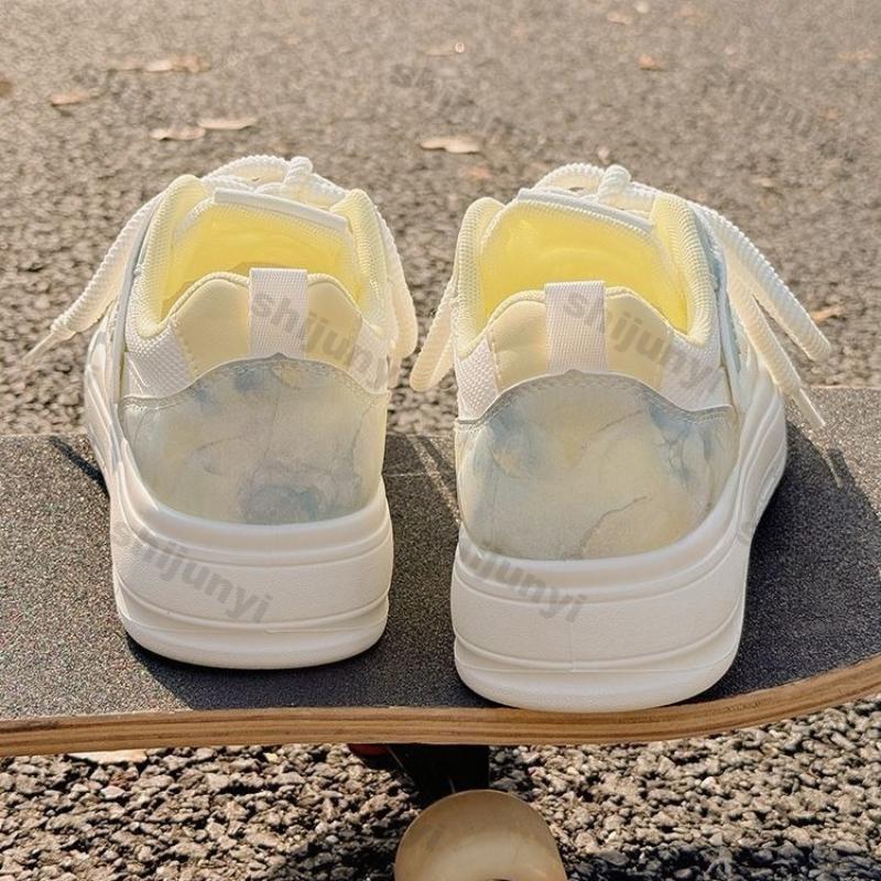 Fashion Women's Platform Sneakers 2025 Breathable Mesh Casual Flat Shoes Fashion Cross Tied Comfortable Vulcanized Shoes Zapatos Mujer