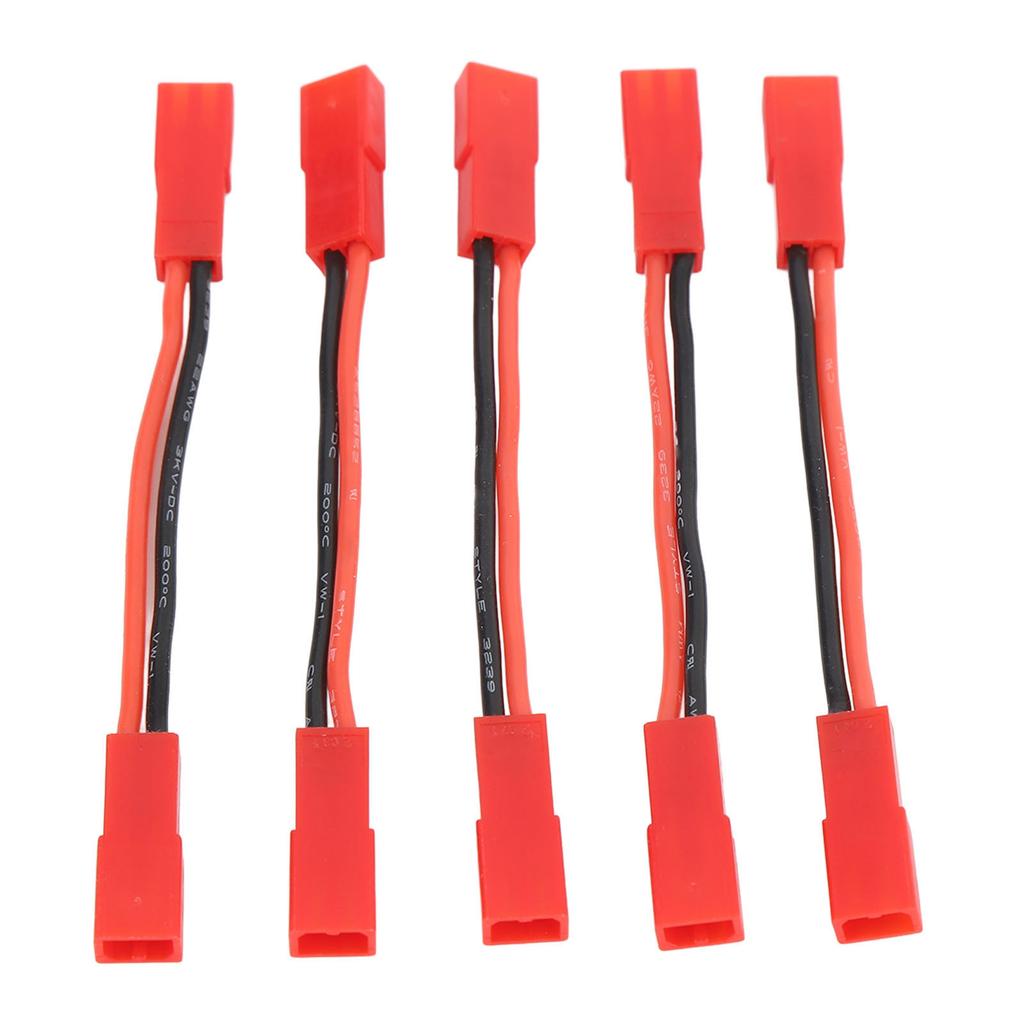 5PCS JST Female To JST Female Connector 22AWG 2 Inch RC Motor ESC Conversion Cable Plug Wire Adapter