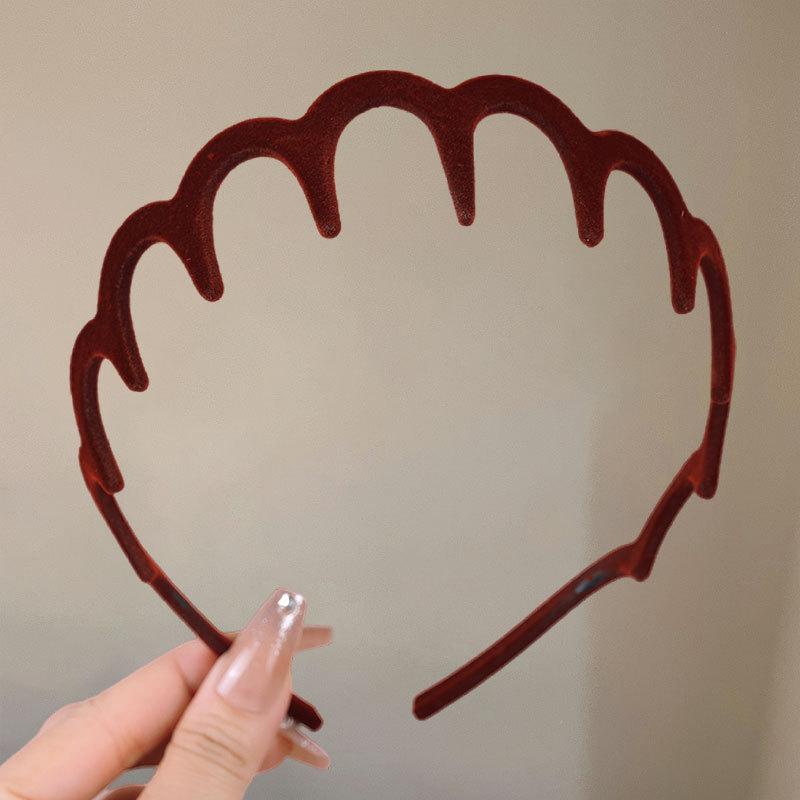 Hairband for Women with Teeth for Face Washing, Non-slip and Wavy Hairpins
