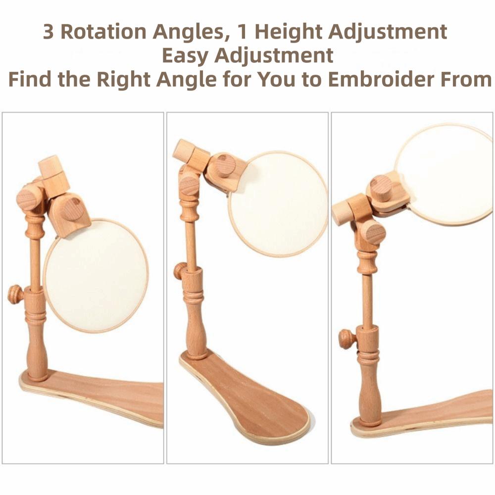 Portable Embroidery Hoops Stand Embroidery Holder Cross Stitch Stand  Needlework Tools