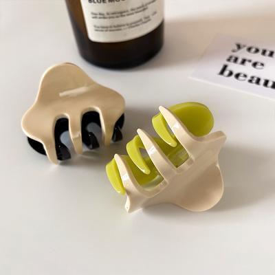 Neue Acetat Haarspangen für Frauen Elegante Farbblockierung Haarspange Haarklammer Haargummi Haarnadel Haaraccessoires