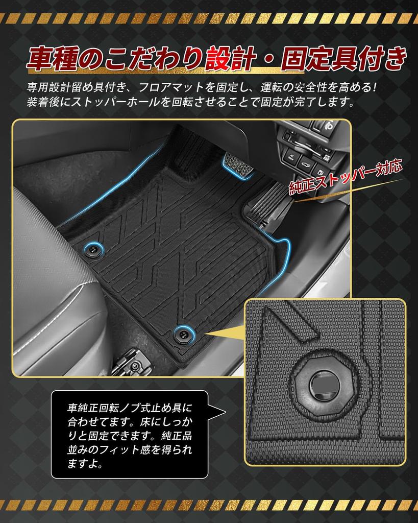 Toyota New Prius 60 Serie Fußmatten Zweitmatte Gepäck 3D Fußmatten für und MXWH65 2023 3D Gepäckraumschale mit hohem Rand Auto Custom Interieur TPE